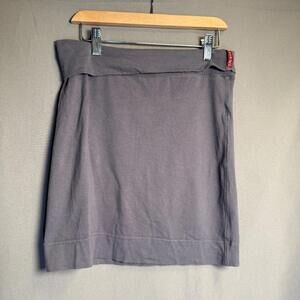 KYS LOVE Gray Mini Skirt Stretch Cotton/Spandex Size L